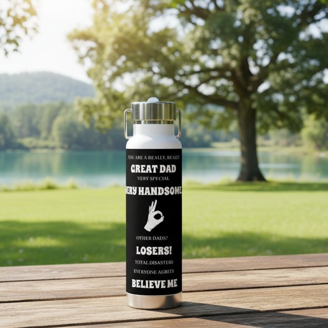 D'eau Bouteille d'hydratation pour papa – Cadeau parfait (Créateur téléchargé)