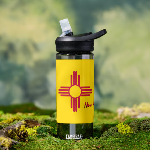 D'eau Bouteille du Nouveau Mexique, drapeau patriotique 