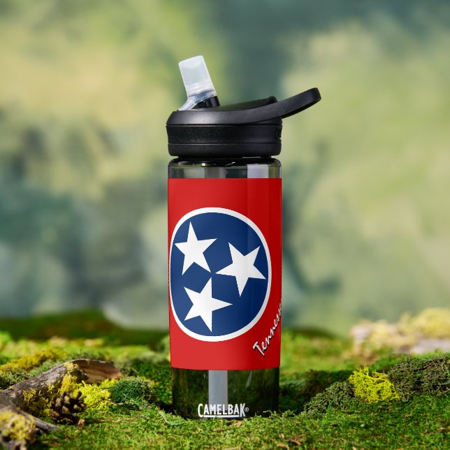 D'eau Bouteille du Tennessee, drapeau patriotique du Ten (Extérieur)