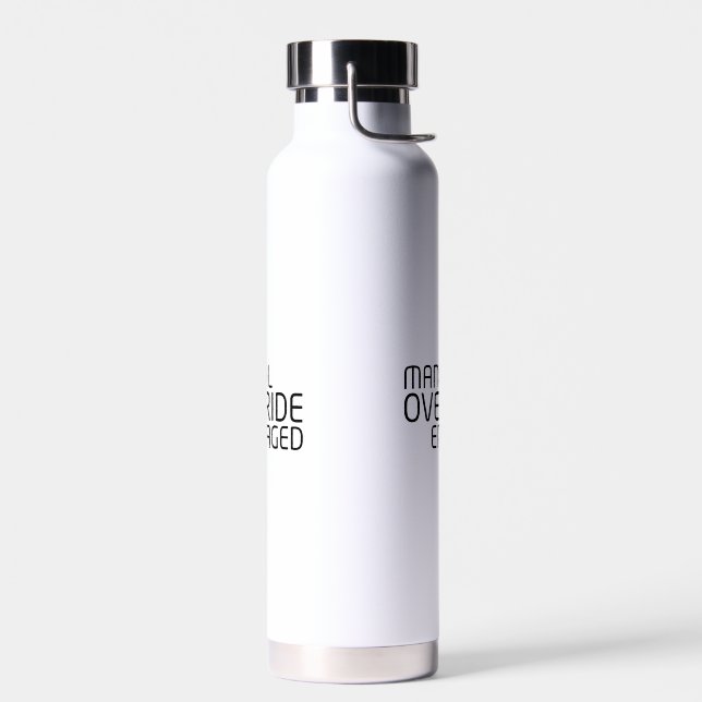 D'eau Bouteille en acier inoxydable Protocole d'hydratat (Gauche)