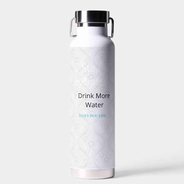 D'eau Bouteille esthétique de gym réutilisable | Fitness (Avant)