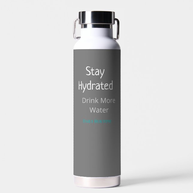 D'eau Bouteille esthétique de gym réutilisable | Fitness (Avant)