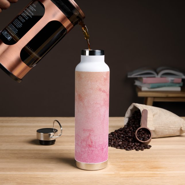 D'eau Bouteille étincelante rose pâle (Gym)