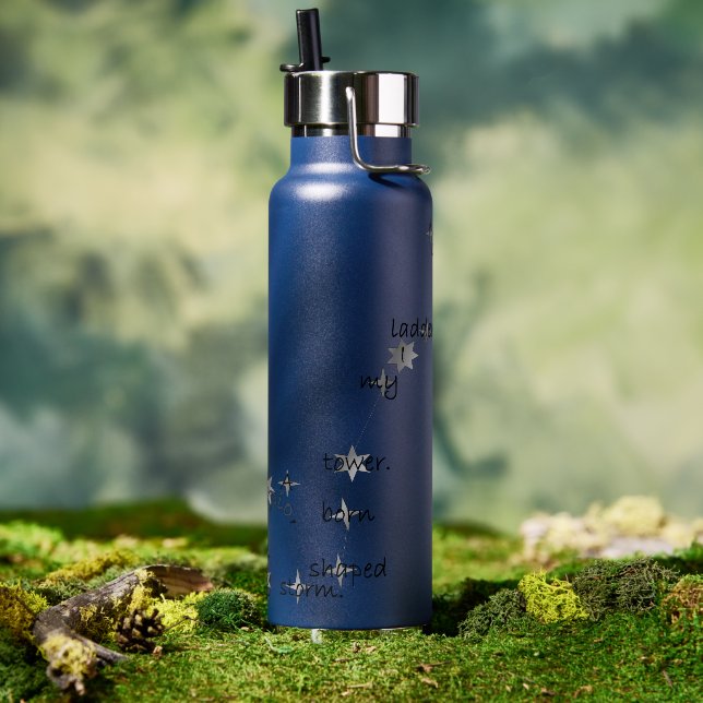 D'eau Bouteille Fun & Inspirante pour usage quotidien &  (Couvercle)