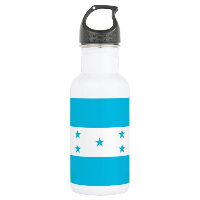 D'eau Bouteille Liberty avec drapeau du Honduras (Devant)