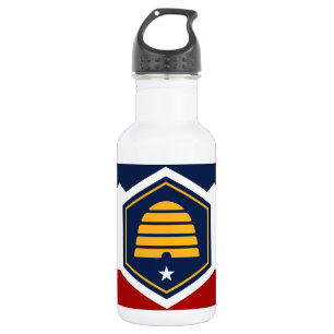 D'eau Bouteille Liberty Drapeau de l'Utah