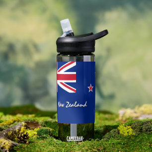D'eau Bouteille néo-zélandaise, drapeau patriotique néo-