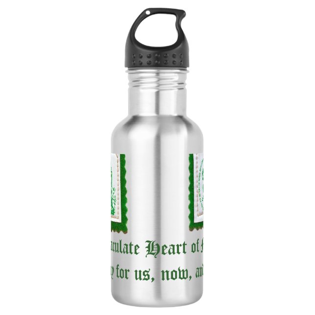 D'eau Bouteille omoplate verte de liberté (Devant)
