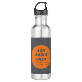 D'eau Bouteille Sport en Acier par Sun Radio Ibiza 