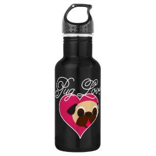 D'eau Carlin de faon d'amour de carlin dans la bouteille