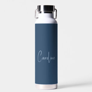 D'eau Couleur de tendance Sérieux Nom bleu bouteille d'e