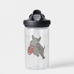 D'eau Cute Rhino Américain Football Enfants Bouteille d'