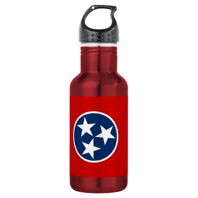 D'eau Drapeau d'État du Tennessee Bouteille de la libert (Devant)