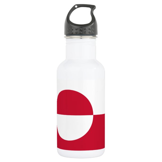 D'eau Drapeau du Groenland Bouteille de la liberté (Devant)