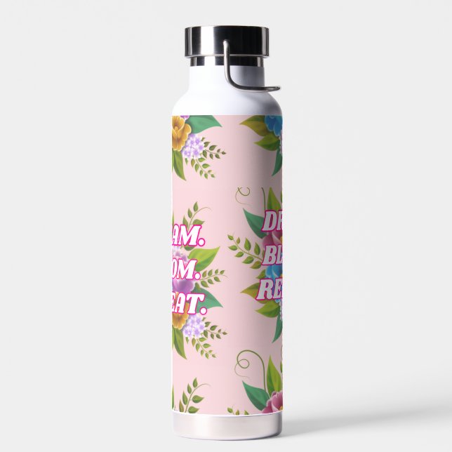 D'eau Dream Bloom Répéter florale bouteille de motivatio (Gauche)