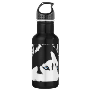 D'eau En Acier Inoxydable Bouteille de chien Husky personnalisée Husky