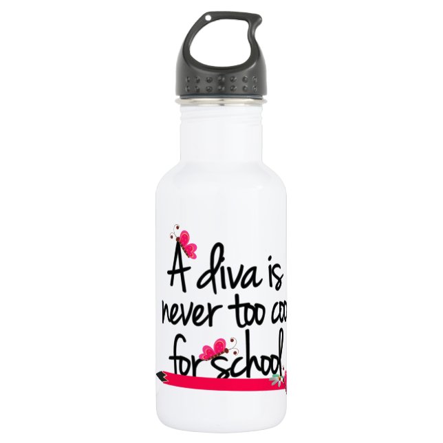 D'eau En Acier Inoxydable Bouteille DIVA 32 oz (Devant)