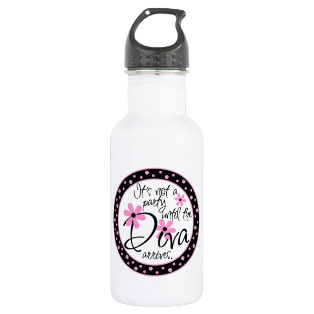 D'eau En Acier Inoxydable Bouteille Diva Liberty (Devant)