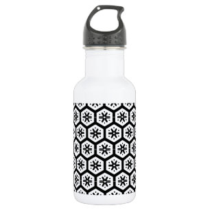 D'eau En Acier Inoxydable Bouteille - Flocon de neige graphique