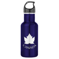 Bouteille souvenir du drapeau du Canada