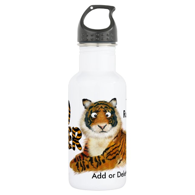 D'eau En Acier Inoxydable Go Tiger - Bouteille Liberty - SRF (Devant)