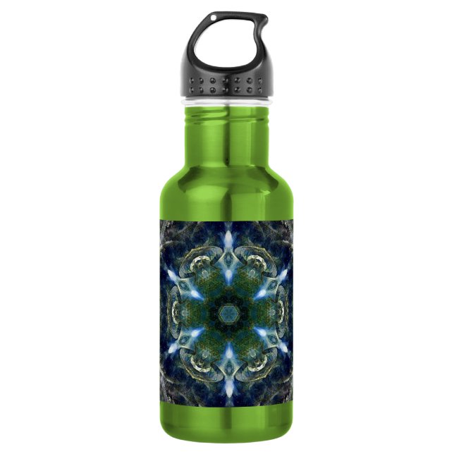 D'eau Folk Mandala Bouteille en acier inoxydable (Devant)