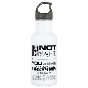 D'eau Je ne suis pas une étrange bouteille de liberté