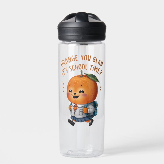 D'eau Jolie orange en uniforme Retour à la bouteille d'e (Extérieur)