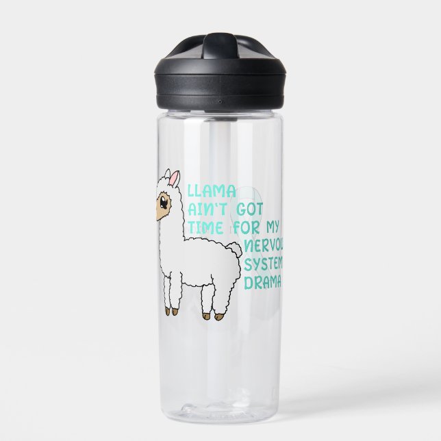 D'eau Llama Drama Dysautonomia Sensibilisation Bouteille (Extérieur)