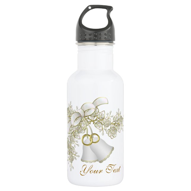 D'eau Mariage / Anniversaire Bouteille Liberty (Devant)