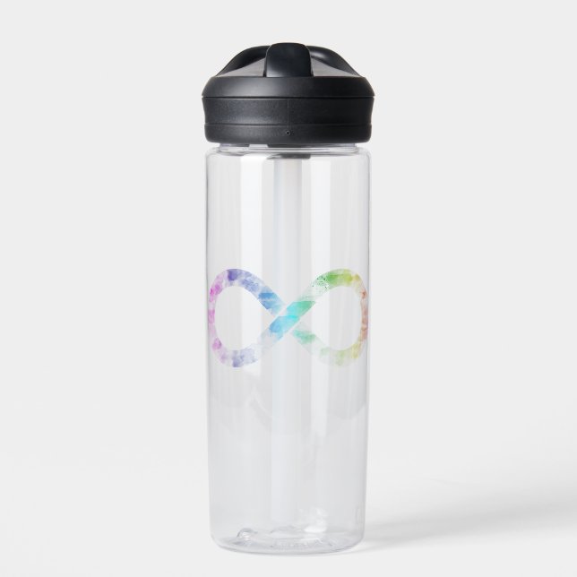 D'eau Neurodiversité (autisme, adhd, etc.) bouteille d'e (Extérieur)