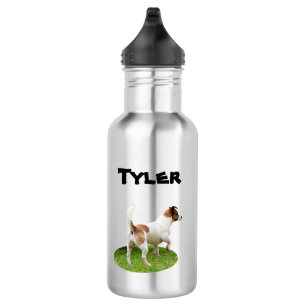 D'eau Nom Tyler Avec Des Terriers Renard, Bouteille D'Ea