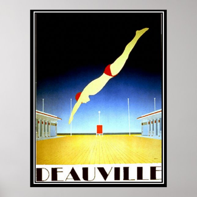 Deauville Vintage Poster (Devant)