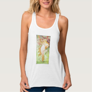 Débardeur Alpha Mucha Spring Floral Vintage Art nouveau