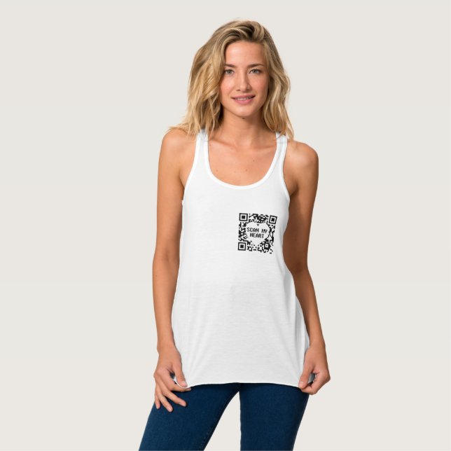 Débardeur Analyse mon T-shirt coeur (Devant entier)