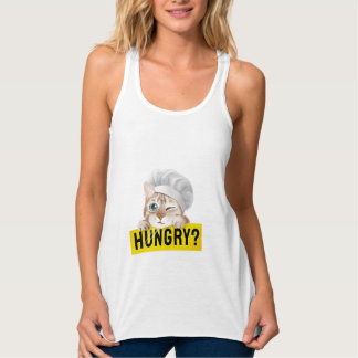 Débardeur are you hungry cat lovers design 