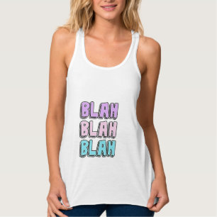 DÉBARDEUR BLAH BLAH BLAH CONCEPTION