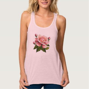 Débardeur Char tank rose vintage