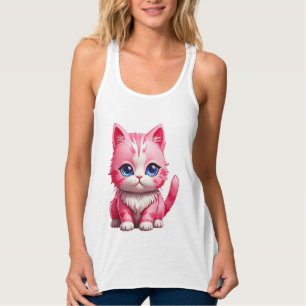 Débardeur Chat Kitty Rose Cute