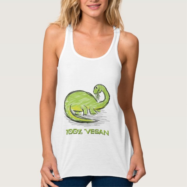 Débardeur Chemise 100% de végétalien (Devant)