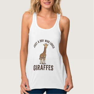 Débardeur Chemise de gravure vintage de garçon qui aime les