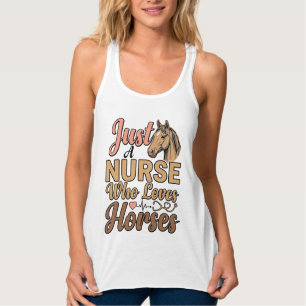 Débardeur Chemise de gravure vintage d'infirmière qui aime l
