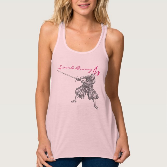 Débardeur Chemise de lapin d'épée (Devant)