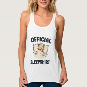 Débardeur Chemise de nuit officielle girafe drôle Desi