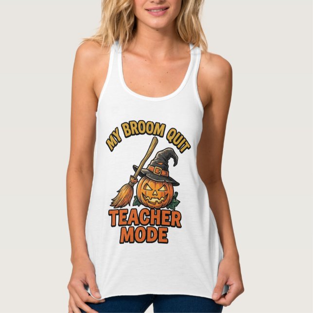 Débardeur Chemise de professeur Halloween drôle conception d (Devant)