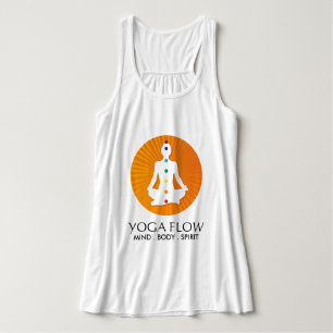Débardeur Chemise de yoga avec des couleurs de Chakra
