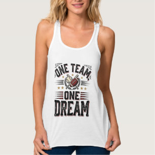Débardeur Chemise d'équipe sportive vintage One Team One Dre