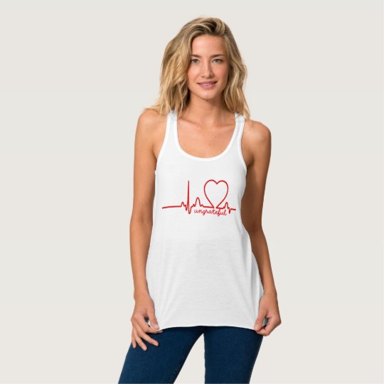 Débardeur chemise ingrate de battement de coeur