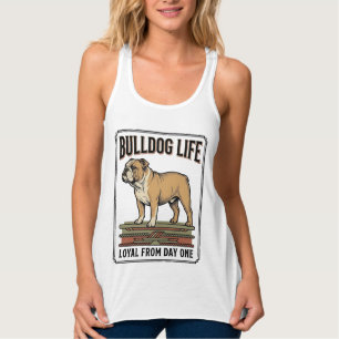 Débardeur Chemise pour amateur de Bouledogue Art de chien gr