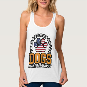 Débardeur Chemises Vintage Patriote Patte de Chien M'Apporte